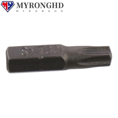 เครื่องมือ Torx bit 6 point (หัวแฉกดาว) Bit size 6.35 mm ., Tip size torx T5 ., Length over all 50 m