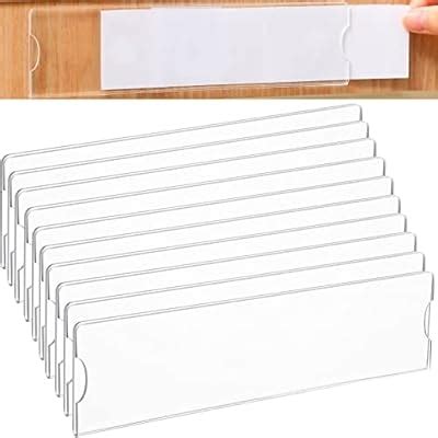 Yulejo 10 Sets Acrylic Name Plate Holder Clear Plastic Sign India | Ubuy
