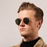 ray ban round metal men