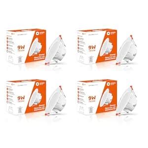 Orient Electric Eternal 9W LED Downlight | 690 Lumens | Energy Saving ...