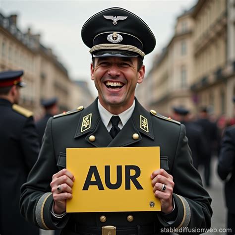 Man in German Uniform with Evil Laugh in Bucharest | Stable Diffusion ...