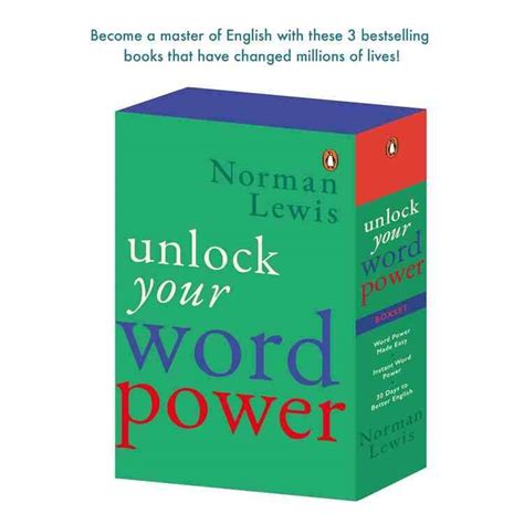 Unlock Your Word Power Have English At Your Fingertips Box Set | Norman ...