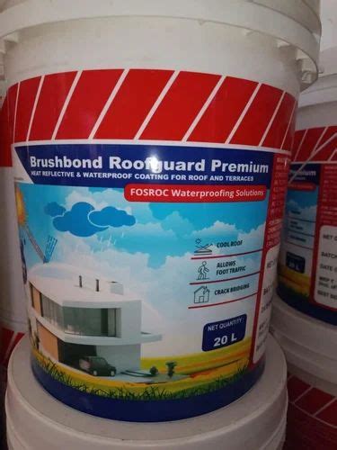 Polyurethane Coating - FOSROC Brushbond Roofguard Premium, 20LTR Trader ...