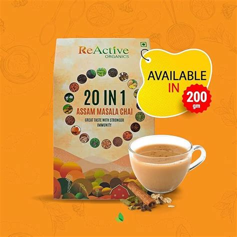 20 IN 1 Assam Masala Chai | 100% Natural Ingredients