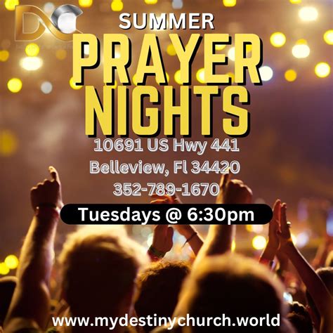 Intercessory Prayer Nights, 10691 S.E. US Hwy 441, Belleview, FL, 2 ...