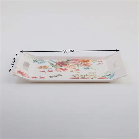 Buy Meadows Theme Melamine Serving Tray - 38x26cm from Home Centre at ...