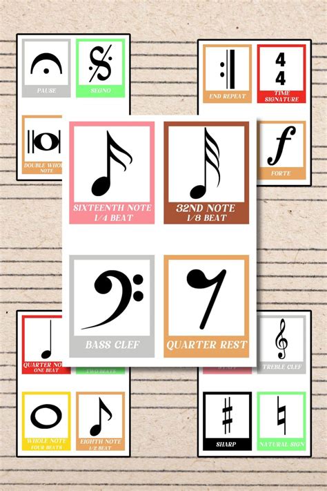 Image result for Printable Musical Notes