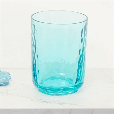 Buy Mandarin Textured Acrylic Round Tumbler : 7 cmL x 7 cmW x 10 cmH ...