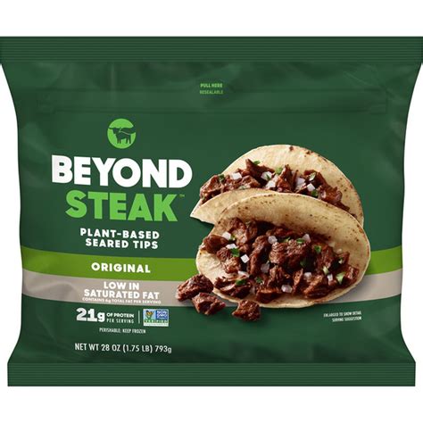 Beyond Meat Beyond Steak, Plant-Based Seared Tips (28 oz) Delivery or ...
