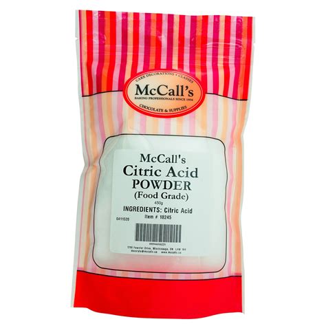 Citric Acid Powder Food Grade 450 g | McCall's