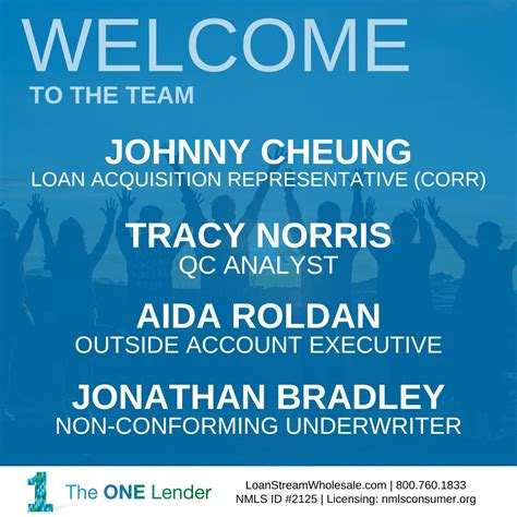 LoanStream Mortgage, Wholesale Lending Division on LinkedIn: #welcome # ...