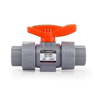 HYDROSEAL Kaplan 1/2” CPVC True Union Ball Valve Socket with Full Port ...