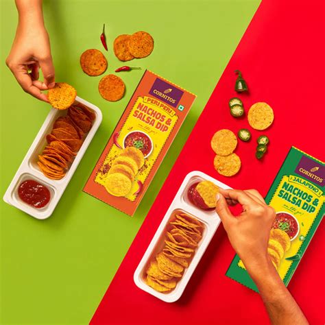 Cornitos Peri Peri Nachos with Salsa Dip Tray 79g x 6 Packs
