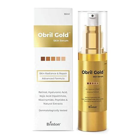 Brinton obril Gold Serum for Hyperpigmentation | With Hyaluronic Acid ...