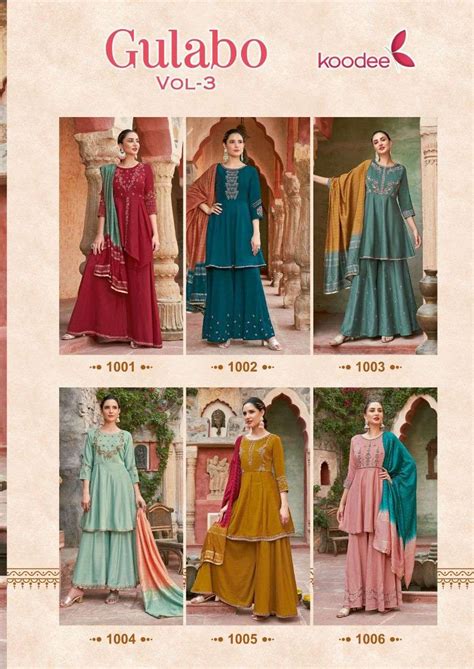 Heavy Look Rich Embroidery With Peplum Kurti On fabulous Colors With ...
