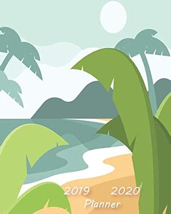 Buy 2019 - 2020 Planner: Lost Island Beach Scene Planner Covering July ...