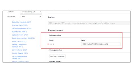 Image result for ServiceNow Service Catalog API