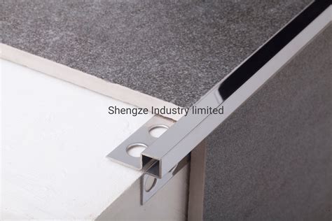 Metal Stainless Steel Tile Corner Trim for Edge Porcelanato Flooring ...