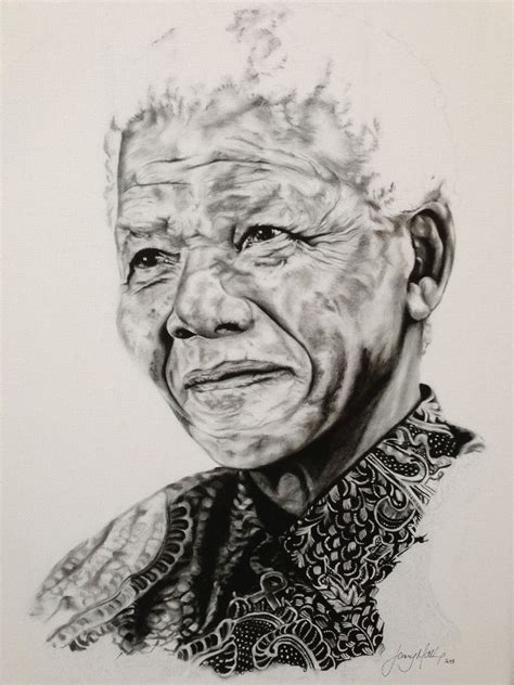 Pencil Drawings of Mandela Nelson mandela realistic pencil drawing ...