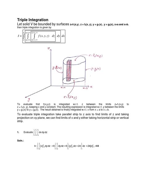 Image result for Triple Integration Problems