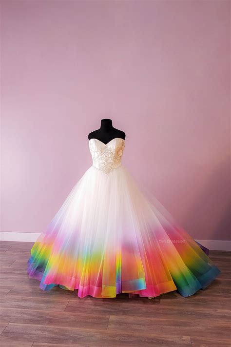 Rainbow Wedding Dresses