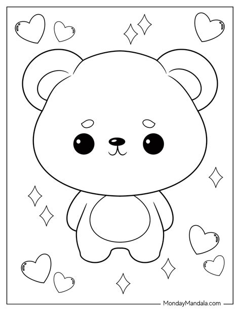 30 Bear Coloring Pages (Free PDF Printables)