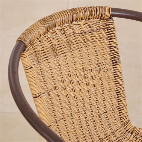 Buy (Refurbished) Fullerton Polyrattan Chair - Brown from Home Centre ...