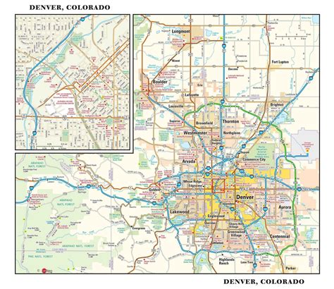 Denver City Border Map at Willis Beane blog