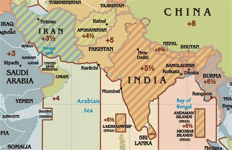 China to India Time Difference: Current Hours Apart