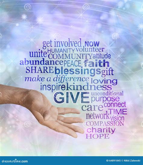 Please give what you can stock image. Image of blessings - 64891845