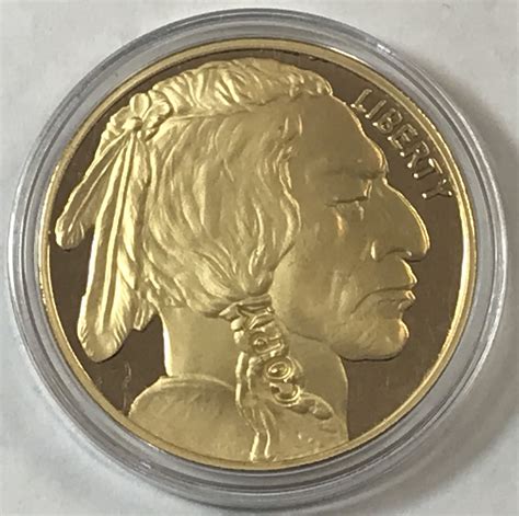 Gold Buffalo Coin Copy