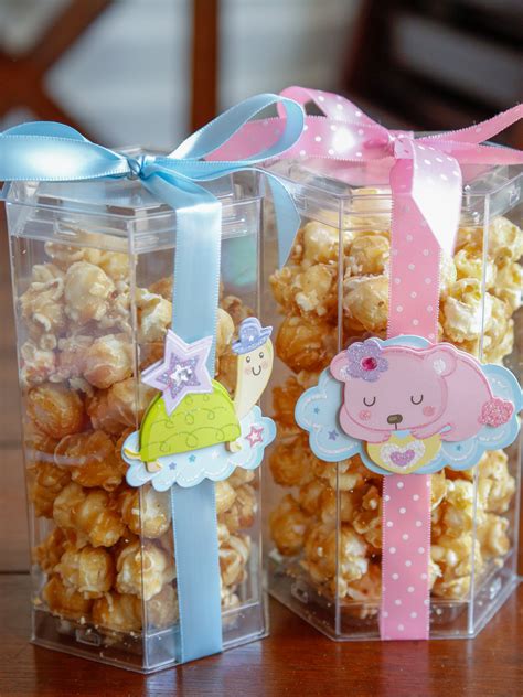 Popcorn Baby Shower Favor Templates
