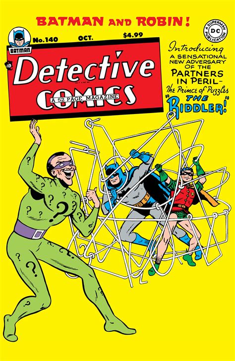 Riddler Batman Comic Cover