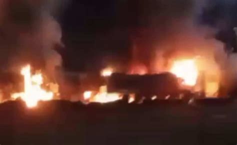Accident Sparks Mob Attack In Meghalaya, 15 Trucks Set On Fire