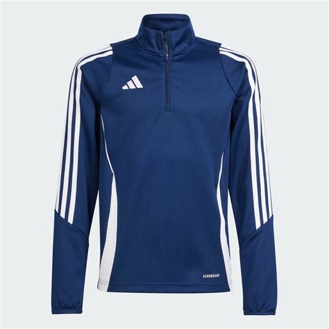 الملابس - سترة تدريب للأطفال Tiro 24 - أزرق | أديداس قطر