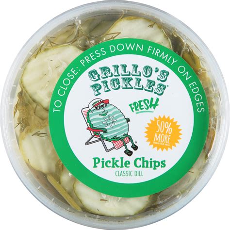 Grillo's Pickles Dill Pickle Chips - 25 Oz 25 oz | Shipt