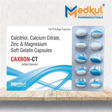 Caxbon CT - Calcitrol,Calcium Citrate,Zinc & Magnesium Softgel Capsules ...