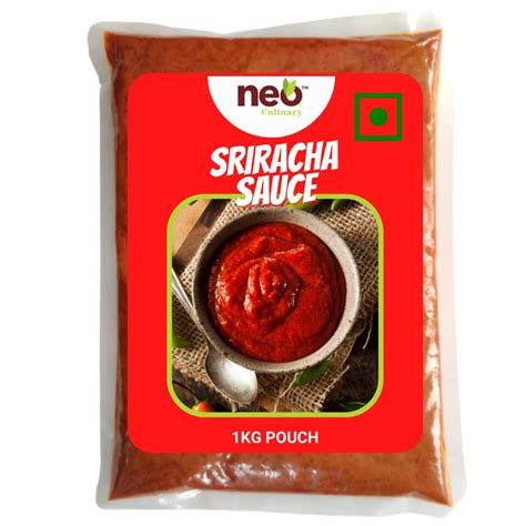 Neo Sriracha Sauce 1 Kg I Chilli Garlic Sauce I Momo Sauce I 100% Vegan ...