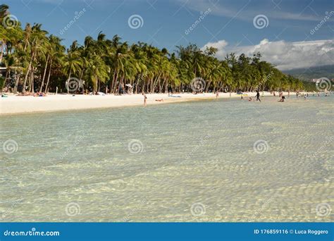 View of White Beach. Boracay Island. Malay. Aklan. Western Visayas ...