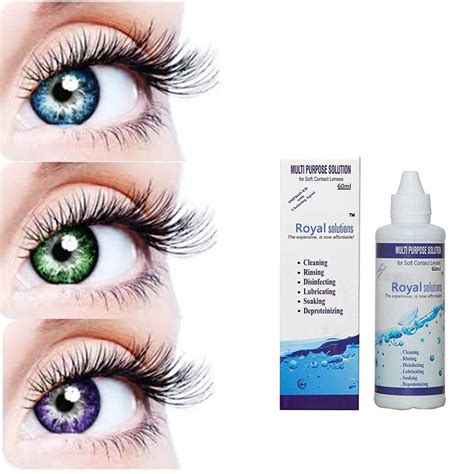 Buy Royal Empire Pack of 3 Pair Monthly Blue Green Violet Colored ...