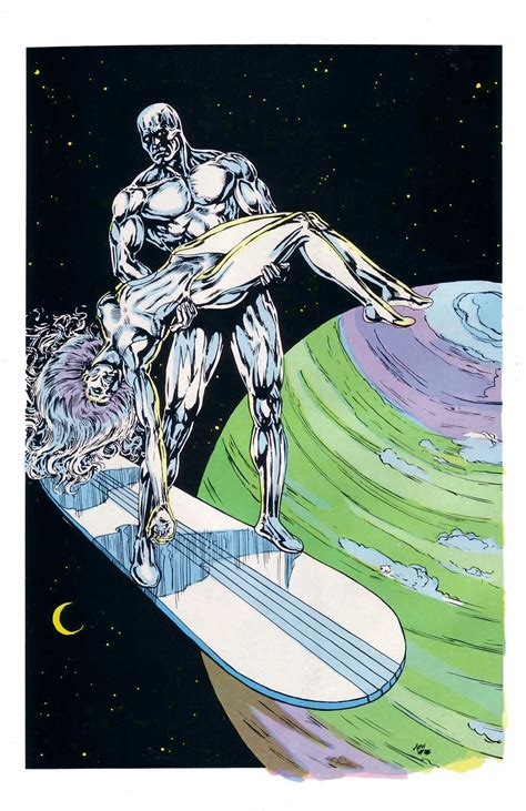 Marvel: Silver Surfer by Alan Weiss Drawing Superheroes, Marvel Comics ...
