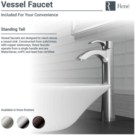 Rene R2-5007-B-R9-7006-ABR 19-1/8" Porcelain Vessel | Build.com