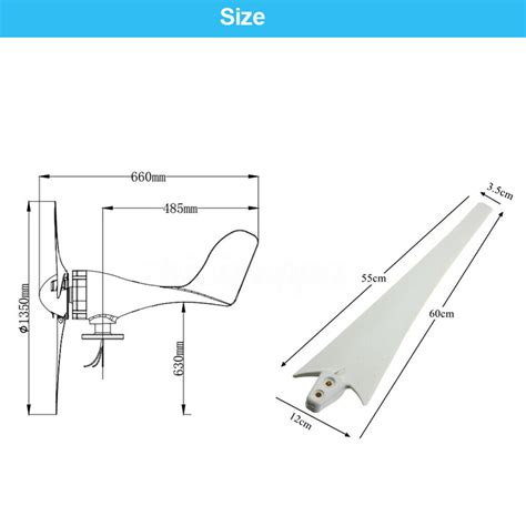 3000W 5 Blades Wind Turbine Generator 24V Charge | Ubuy India