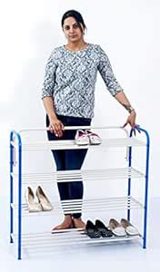 Deneb Multipurpose Portable Folding Shoe Rack Organizer Book Cloth ...