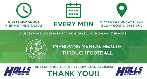 MON 6-7PM - App Frod, Scunthorpe - Mental Health Kickabout - Brought to ...
