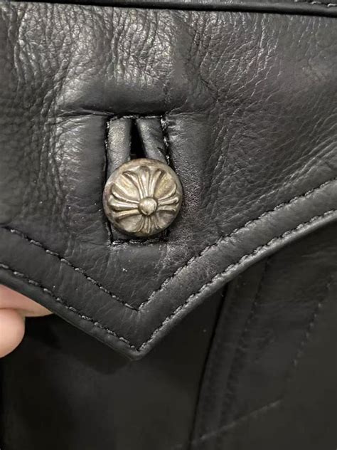 Chrome Hearts Chrome hearts leather jacket | Grailed