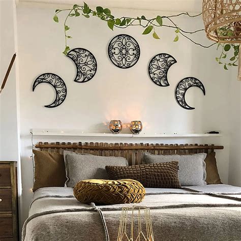 Lunation Metal Wall Art, Set of 5 Pieces – oliveandgray