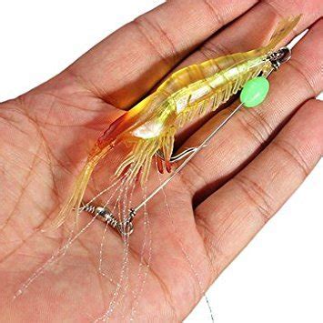 Buy Atoz prime 10pcs 7cm Shrimp Fishing Soft Prawn Lure Hook Tackle ...