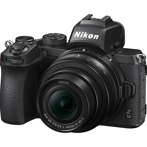 Nikon Z50 Mirrorless Camera with 16-50mm Lens 1633 B&H Photo