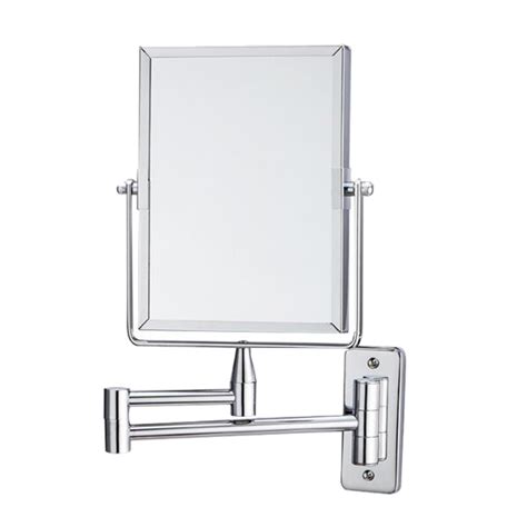Buy Wall Mount Square Makeup Shaving 2X Magnification Vanity Mirror for ...